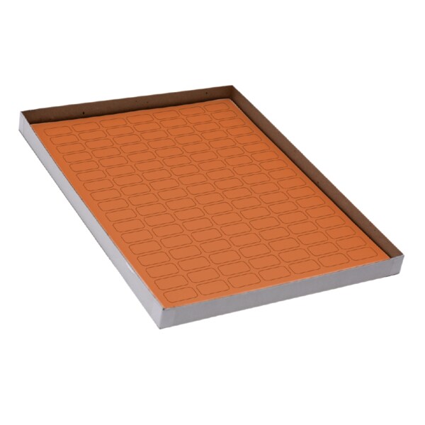 Cryo Label Laser Sheets  24x13mm for 0.5ml Tubes Orange